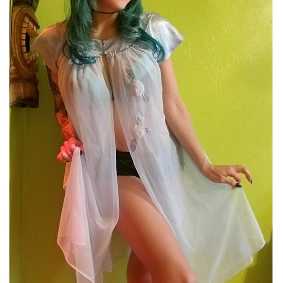 Sears Other - 💙50's True Vintage Sears Baby Blue Sheer Babydoll